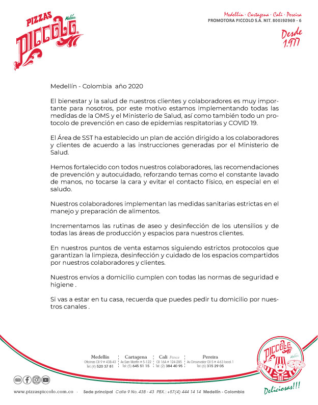 Pizzas Piccolo – Pizza