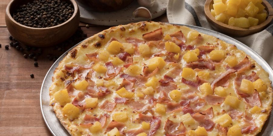 Pizza Hawaiana y Tocineta