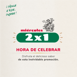 Pizzas 2x1
