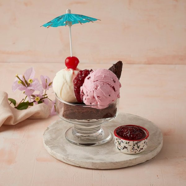 Copa Brownie con Helado