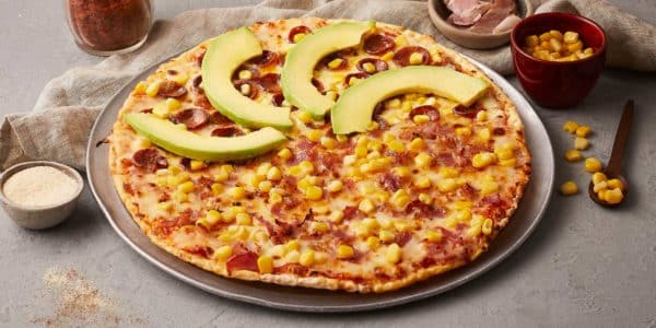 Pizza Milenium por mitades