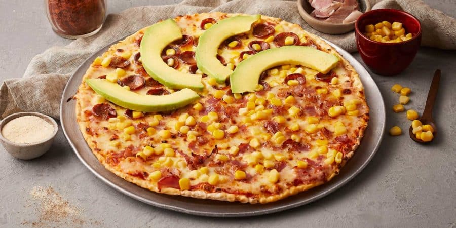 Pizza Milenium por mitades