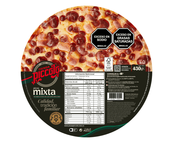 Pizza Ejecutiva Carnes Congelada