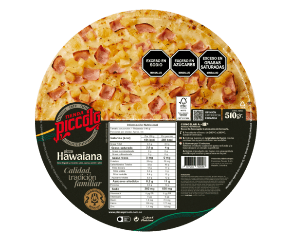 Pizza Ejecutiva Hawaiana Congelada