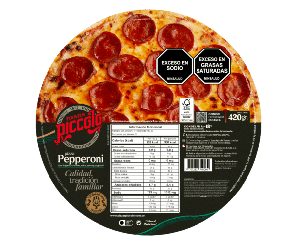 Pizza Ejecutiva Pepperoni Congelada