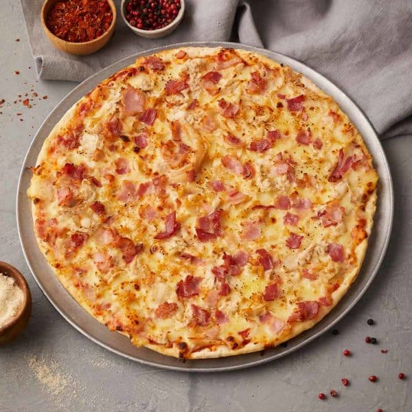 Pizza Pollo y Tocineta